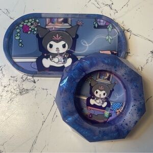 Kuromi Bong Ashtray & Tray Set